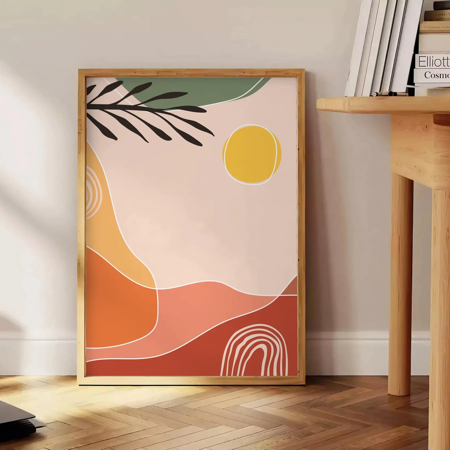 space Boho Framed Wall Art stunning poster abstract 20 designs green orange unique gift vibrant artwork charm room unframed versions perfect fit home office