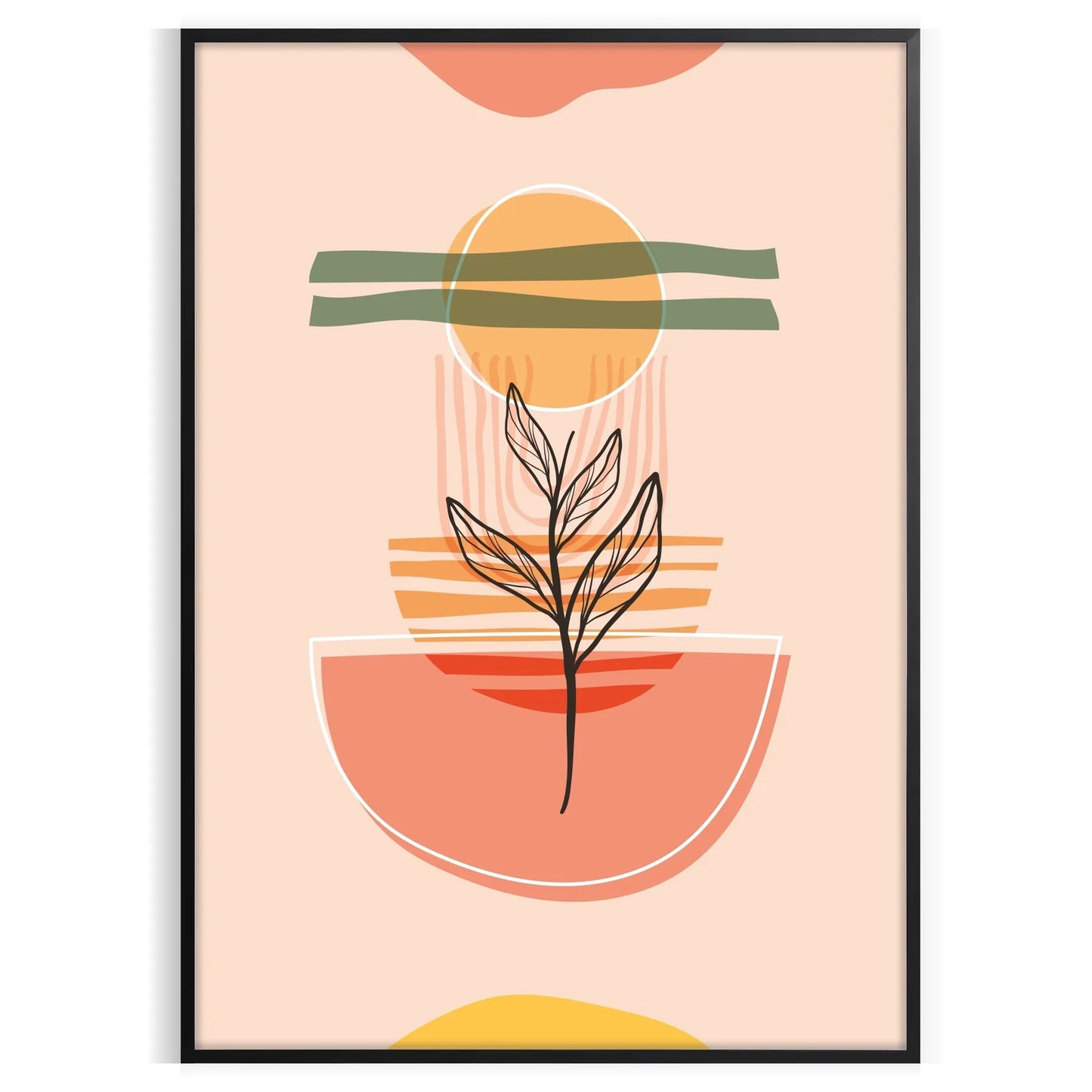 space Boho Abstract 21 poster stunning piece art touch elegance room wall unique gift artwork decor print sizes Letter 30×40 cm oversized A0