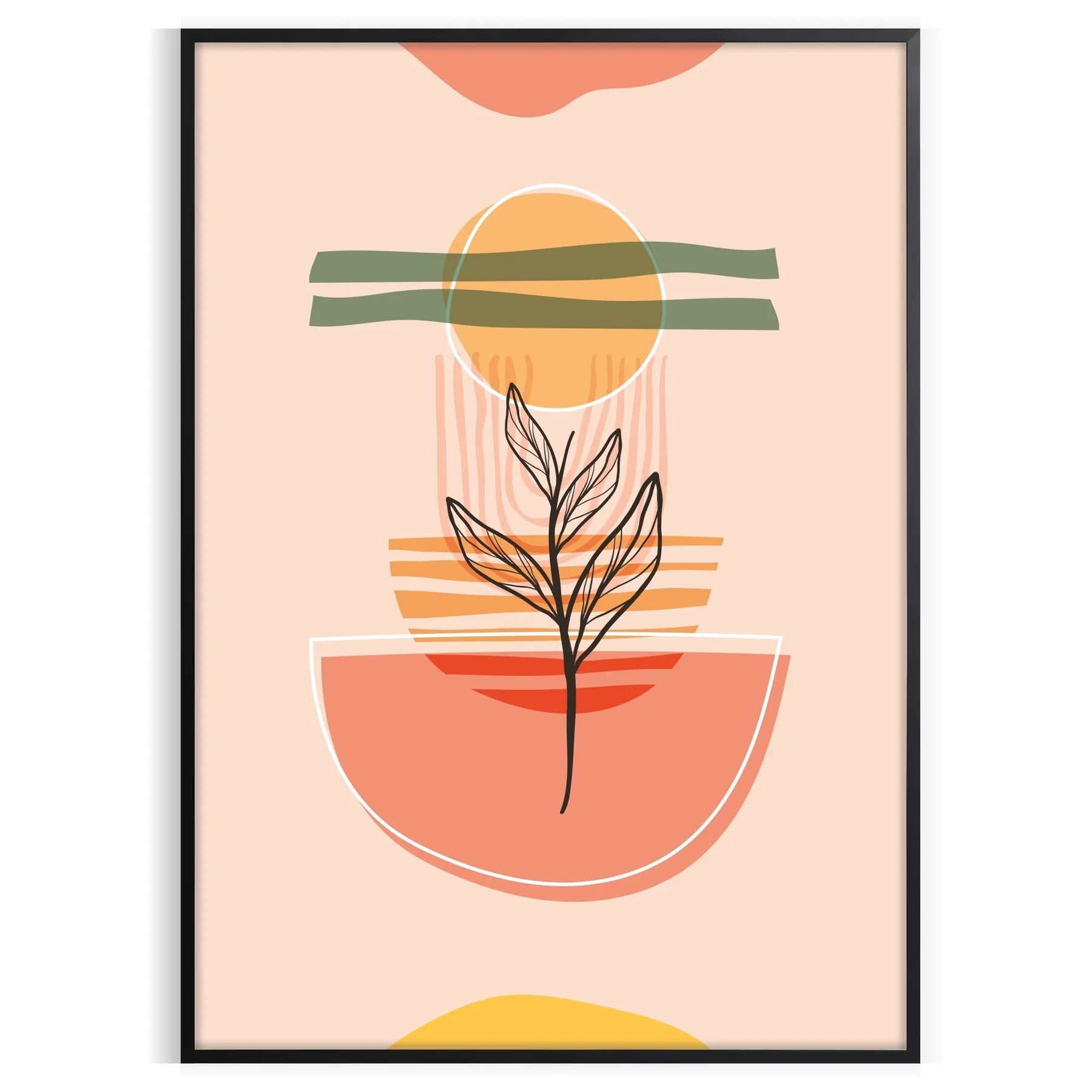 space Boho Abstract 21 poster stunning piece art touch elegance room wall unique gift artwork decor print sizes Letter 30×40 cm oversized A0