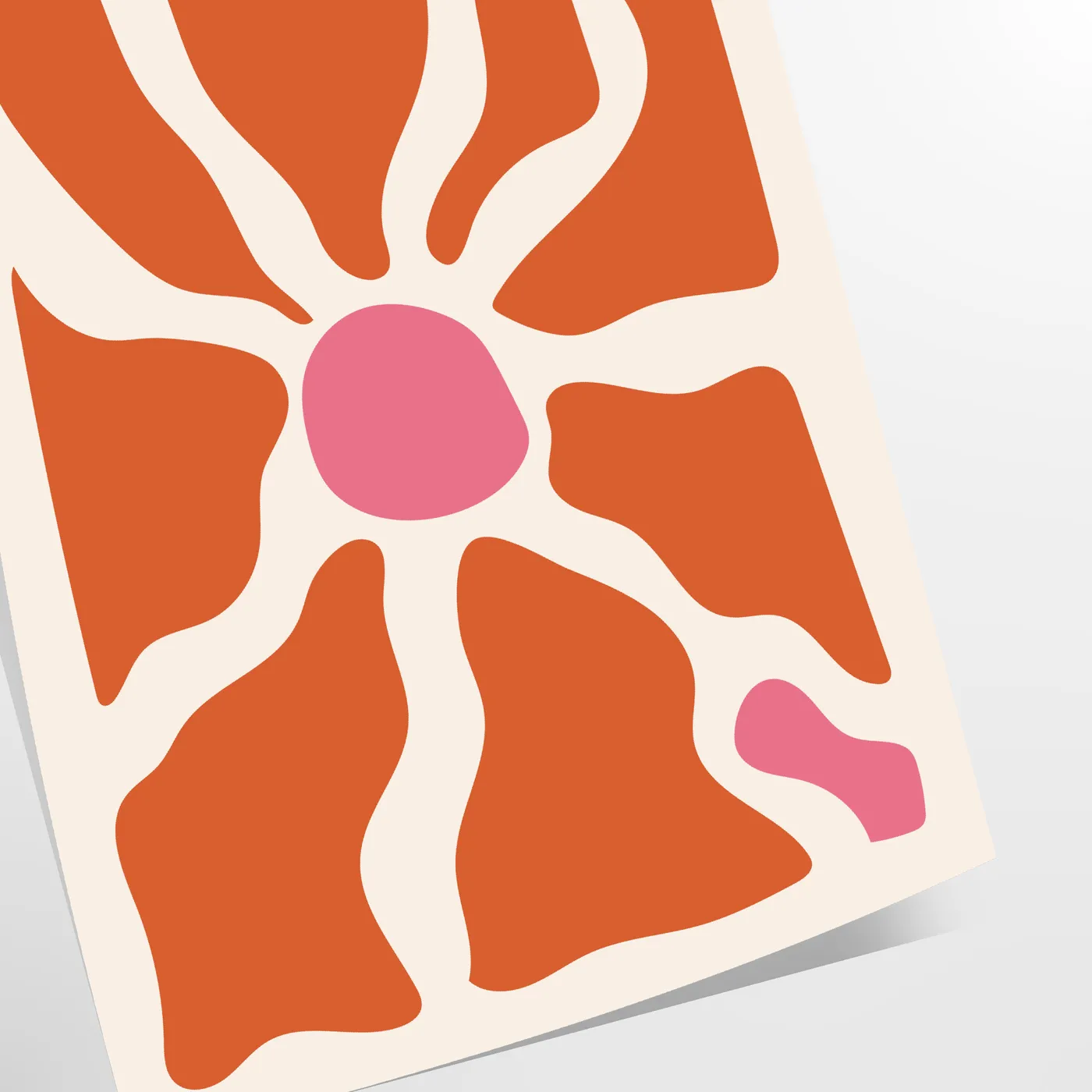 space Boho Abstract 16 Framed Wall Art captivating poster warm brown orange hues perfect touch bohemian charm home decor piece thoughtful gift standalone print