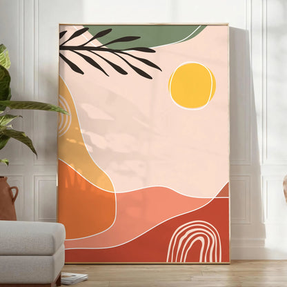 space Boho Framed Wall Art stunning poster abstract 20 designs green orange unique gift vibrant artwork charm room unframed versions perfect fit home office