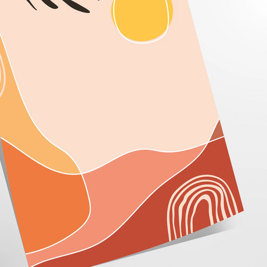 space Boho Framed Wall Art stunning poster abstract 20 designs green orange unique gift vibrant artwork charm room unframed versions perfect fit home office