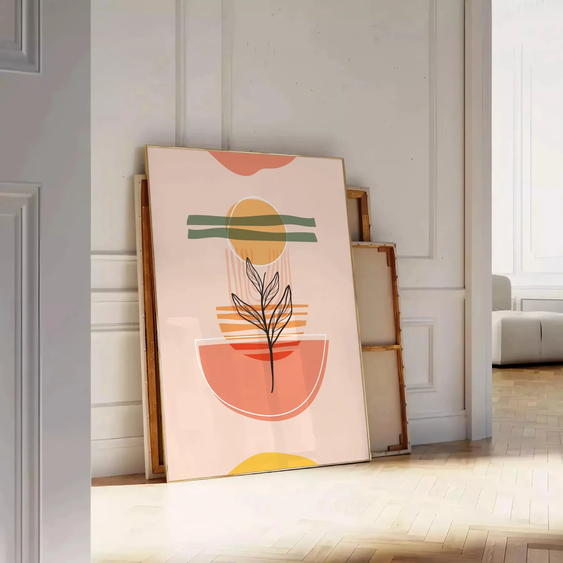 space Boho Abstract 21 poster stunning piece art touch elegance room wall unique gift artwork decor print sizes Letter 30×40 cm oversized A0