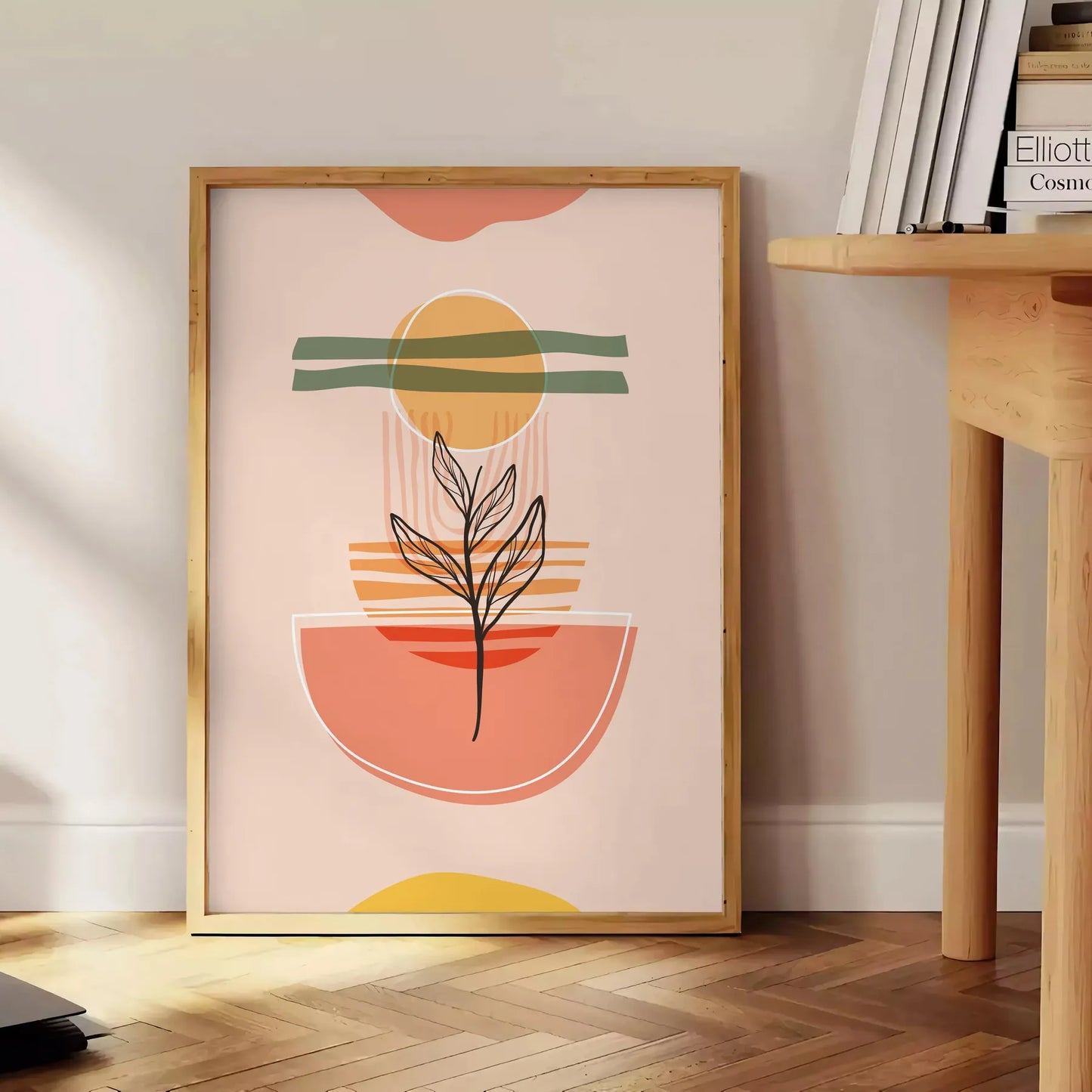space Boho Abstract 21 poster stunning piece art touch elegance room wall unique gift artwork decor print sizes Letter 30×40 cm oversized A0
