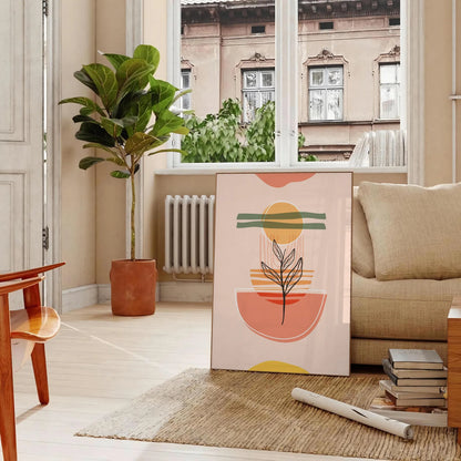 space Boho Abstract 21 poster stunning piece art touch elegance room wall unique gift artwork decor print sizes Letter 30×40 cm oversized A0
