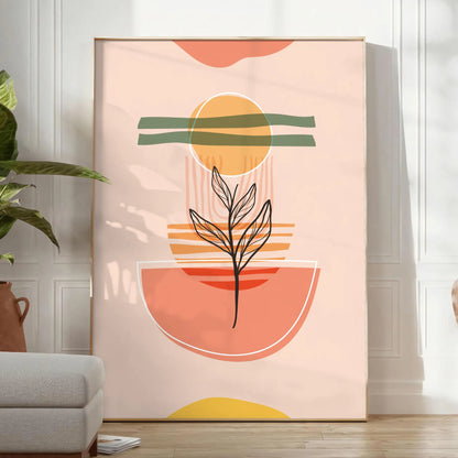 space Boho Abstract 21 poster stunning piece art touch elegance room wall unique gift artwork decor print sizes Letter 30×40 cm oversized A0