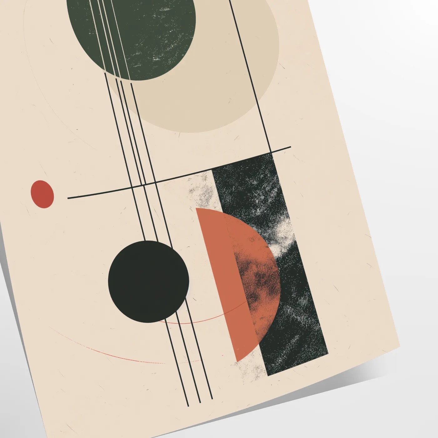 space Boho Abstract 29 poster stunning blend print design unique touch room thoughtful gift wall art collection today available
