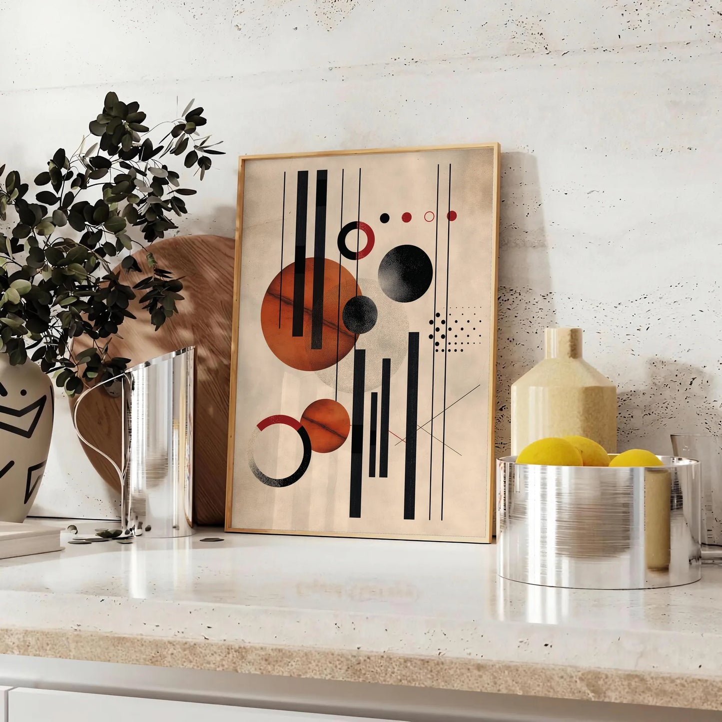 space Boho Abstract 30 wall art poster perfect blend modern aesthetics bohemian charm unique gift artwork room unframed options print
